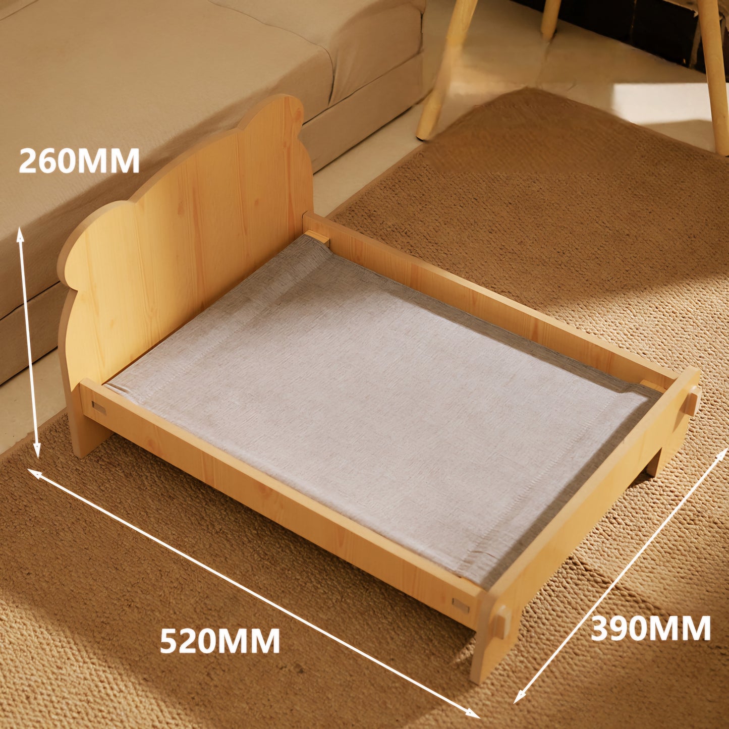 Wooden Pet Bed