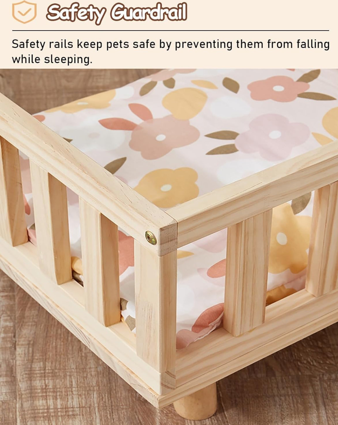 XXL Comfortable Wooden Pets Bed