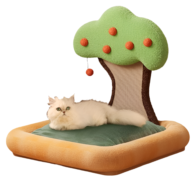 Tree Cat Lounger and Scratch Pad