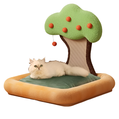 Tree Cat Lounger and Scratch Pad