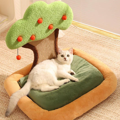 Tree Cat Lounger and Scratch Pad