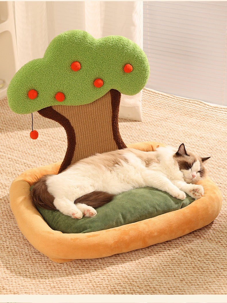 Tree Cat Lounger and Scratch Pad