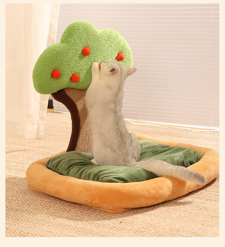 Tree Cat Lounger and Scratch Pad