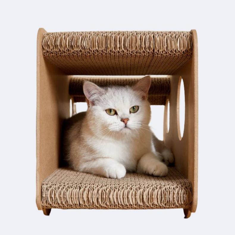 Truck Themed Scratchboard Cat House