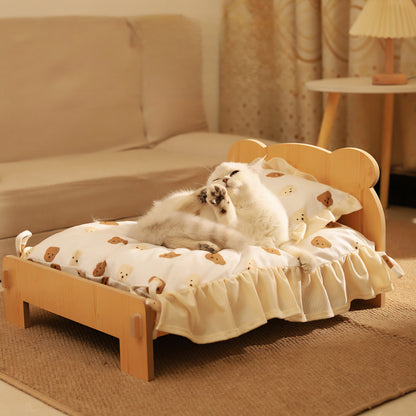 Wooden Pet Bed